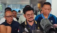Menteri Pertanian Syahrul Yasin Limpo (SYL) melepas ekspor mangga gedong gincu sebanyak 700 kilogram ke Arab Saudi.