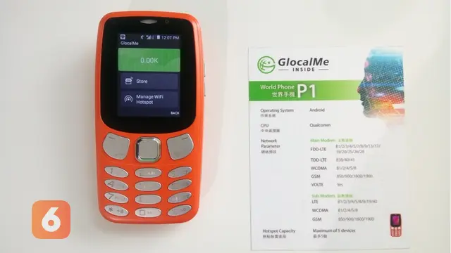 GlocalMe Inside World Phone P1