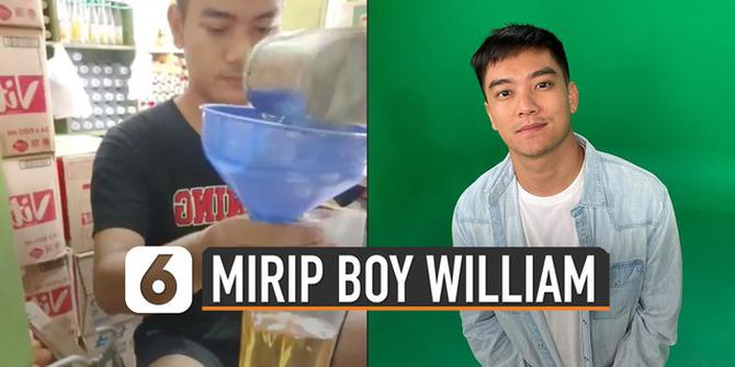 VIDEO: Viral Pedagang Minyak Berwajah Mirip Boy William