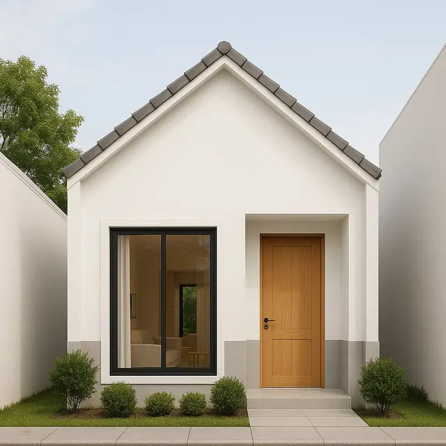 Model Rumah Sederhana Minimalis  6x12 dengan 3 kamar (Image by ChatGPT)