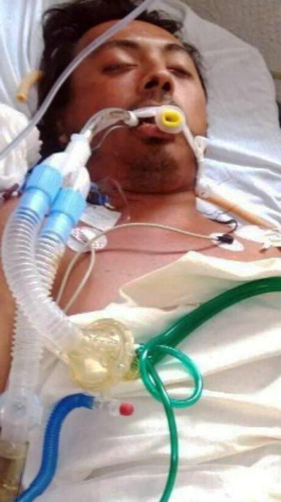 Sanchez saat dirawat di rumah sakit namun akhirnya ia meninggal dunia | Photo: Copyright metro.co.uk