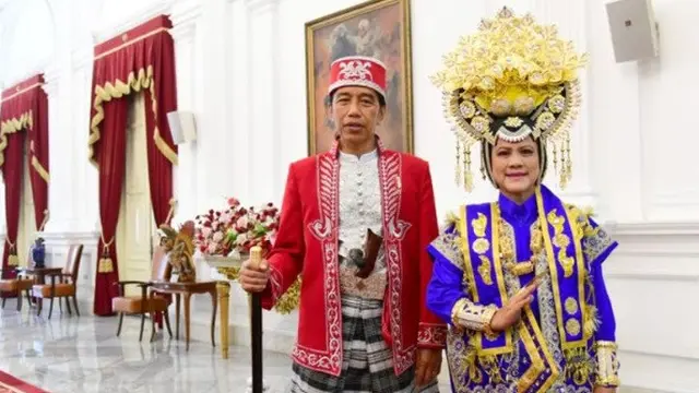 Presiden Jokowi dan Ibu Iriana