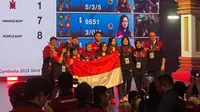 Hasil MLBB SEA Games 2023: Tim Putri Indonesia Raih Medali Emas Usai Taklukkan Filipina, Comeback Is Real. (Doc: PB ESI)
