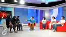 Suasana wawancara mengenai film Jendral Soedirman di Live Streaming Bincang Sore Liputan6.com, Jakarta, Senin (31/8/2015).( Liputan6.com/Panji Diksana)