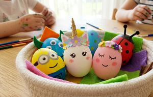 Ide Menghias Telur Paskah (Foto: Gemini AI)