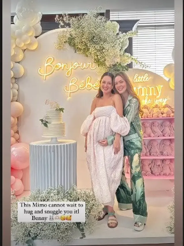 Julie Estelle gelar baby shower kehamilan pertama (Foto: Instagram julstelle)
