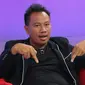 Vicky Prasetyo saat menjadi bintang tamu di acara "Dear Haters" di SCTV Tower, Kamis (9/6). (Liputan6.com/Herman Zakharia)