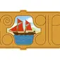 Google Doodle Rayakan Kapal Pinisi Pertama Sebagai Warisan Budaya Dunia. (Doc Google Doodle)