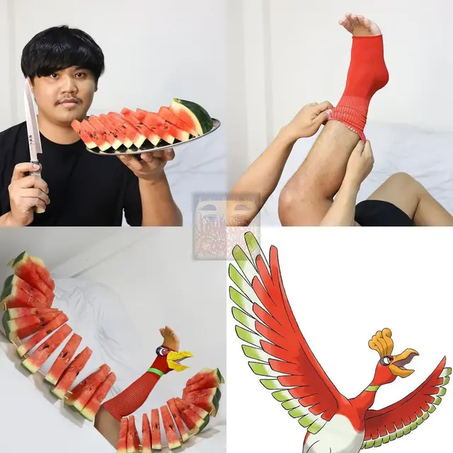 6 Cosplay Low Budget Pakai Semangka Ini Kreatif Sekaligus Kocak