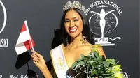 Wilda Octaviana Situngkir raih runner up 3 Miss Supranational 2018 (Dok.Instagram/@officialputeriindonesia/https://www.instagram.com/p/BrGmnvfFMYw/Komarudin)