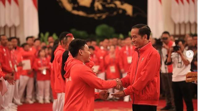 Ekspresi Ceria Para Atlet Indonesia Terima Bonus Asian Games 2018
