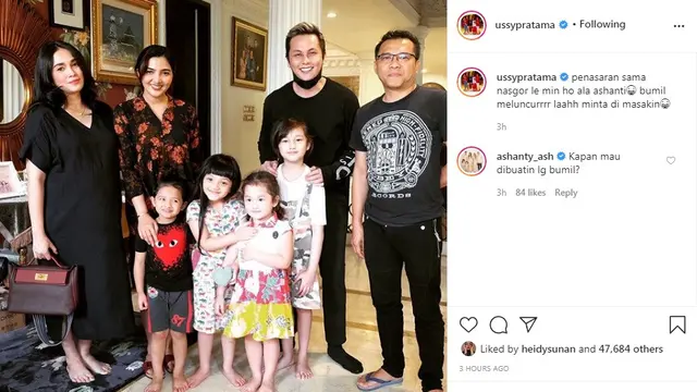 Ussy Sulistiawaty - Ashanty (Foto: Instagram/@ussypratama)