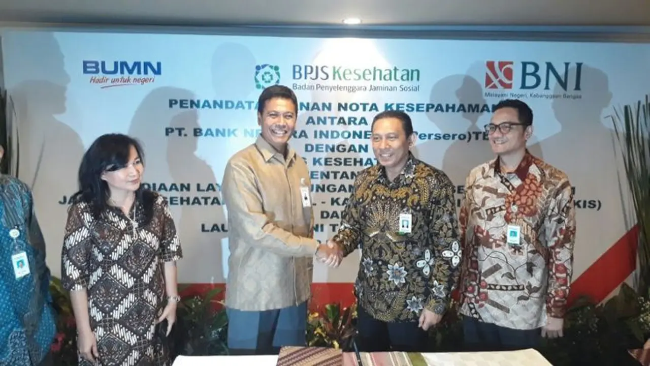 PT Bank Negara Indonesia (Persero) Tbk menandatangani nota kesepahaman (MoU) dengan BPJS Kesehatan.