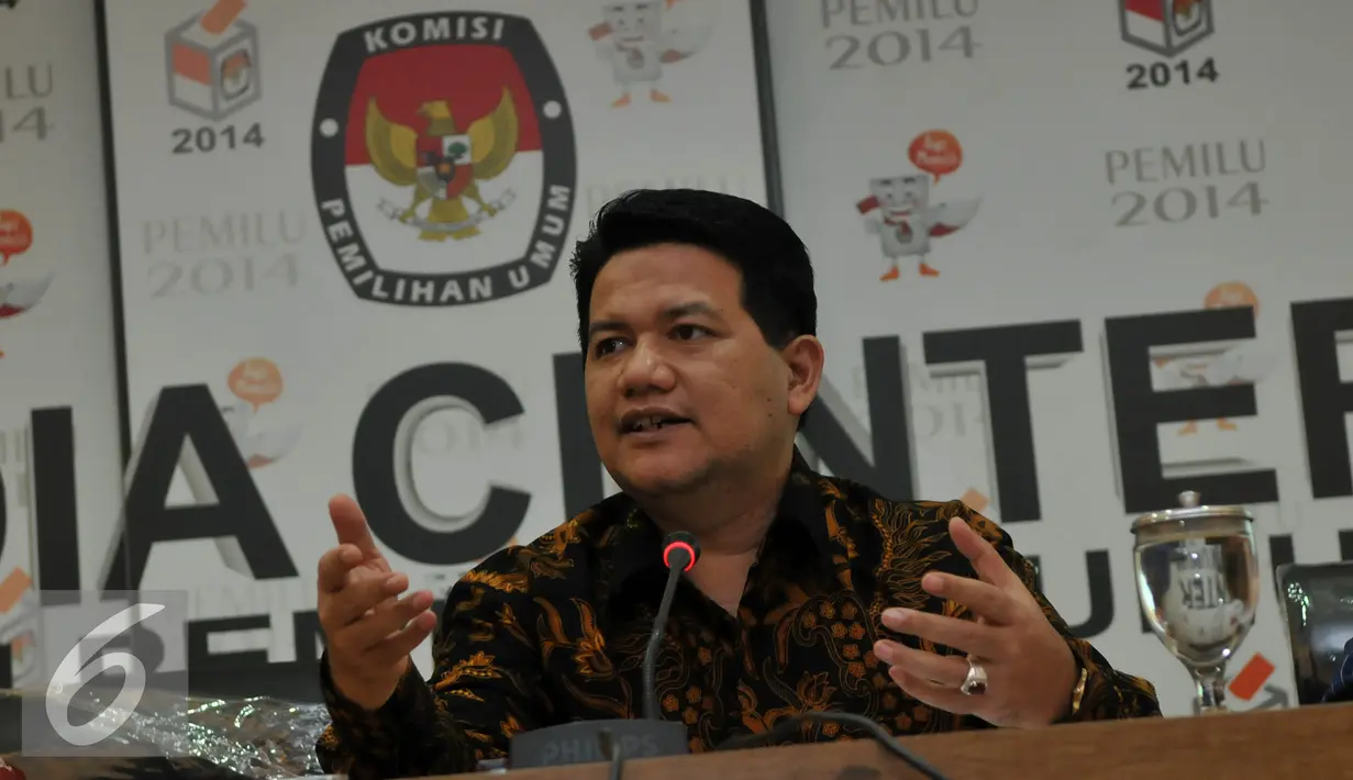 Ketua KPU Husni Kamil Manik. (Liputan6.com/Johan Tallo)