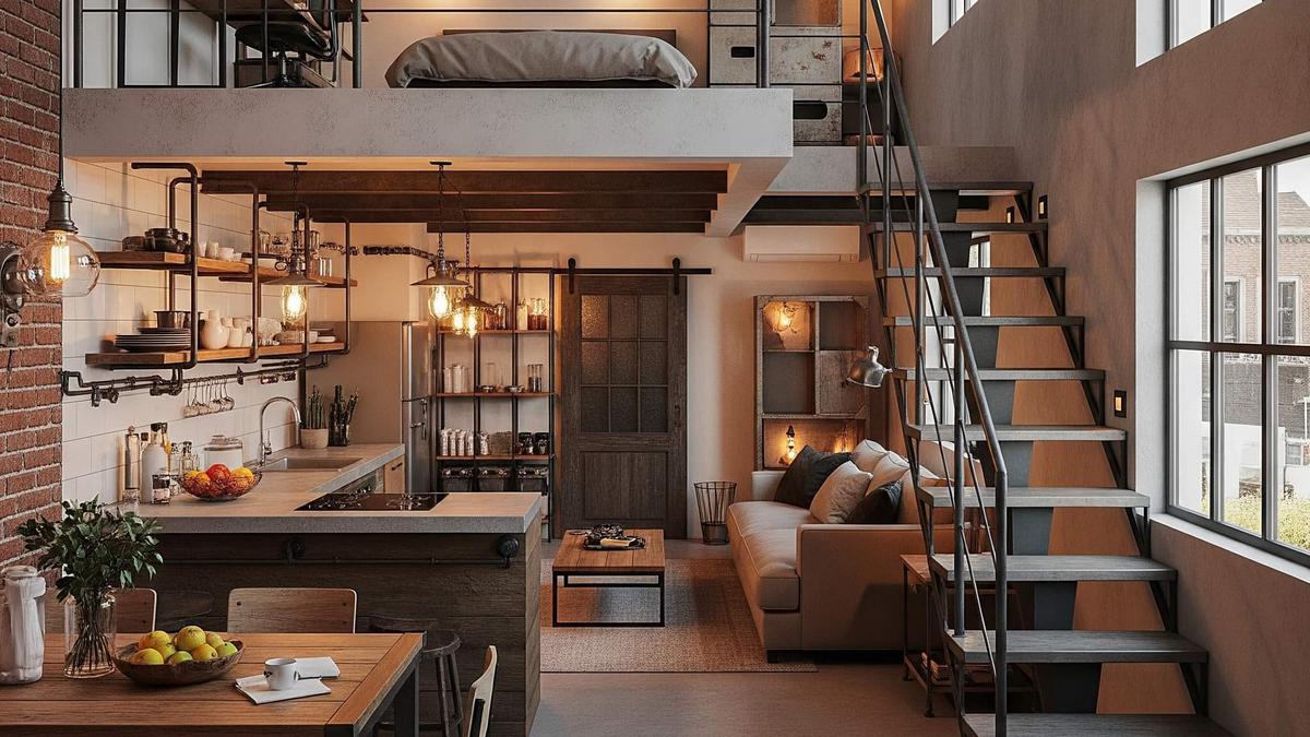 8 Desain Rumah 3x5 Mezzanine Terbaru 2025, Fungsional &amp; Kekinian untuk Lahan Terbatas