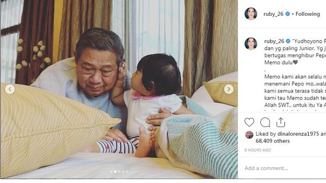 SBY - Ani Yudhoyono (Foto: Instagram/@ruby_26)