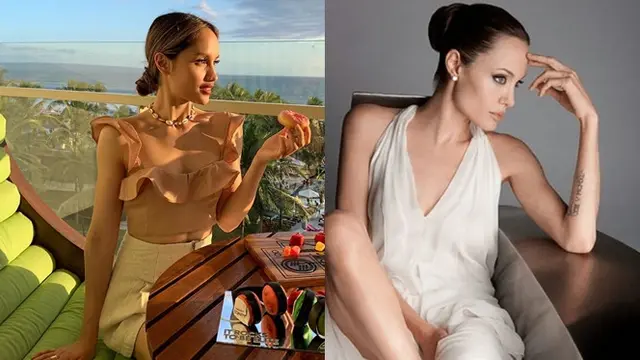 Bak Pinang Dibelah Dua, Ini 6 Potret Cinta Laura Disebut Mirip Angela Jolie
