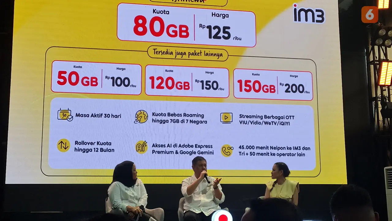 Press Conference & Peluncuran IM3 Istimewa. Liputan6.com/Aisyah Mustika Zamani