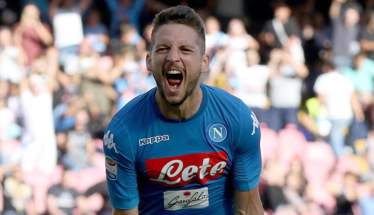 4. Dries Mertens (Napoli) - 6 Gol (2 Penalti). (AP/Cesare Abbate)