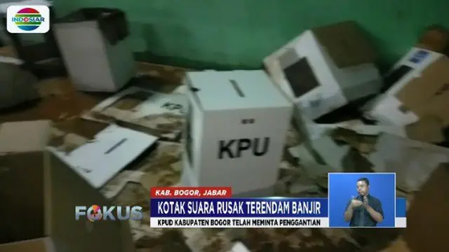KPUD Bogor menyatakan hal ini tidak akan menghambat pelaksanaan pemilihan suara di Ciseeng, karena dari 1.500 kotak suara hanya 600 yang rusak.