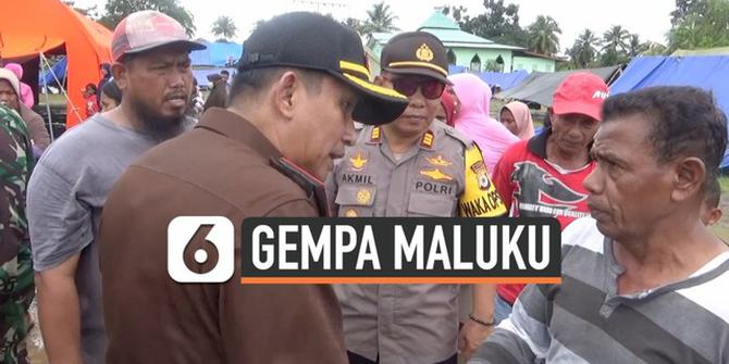 VIDEO: Ricuh Pembagian Bantuan Korban Gempa Maluku