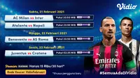 Pertandingan Liga Italia Serie A pekan ke-23 dapat disaksikan melalui platform Vidio. (Dok. Vidio)