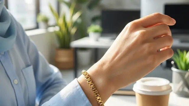 Model Gelang Emas Feminin untuk Pekerja Kantoran Berhijab