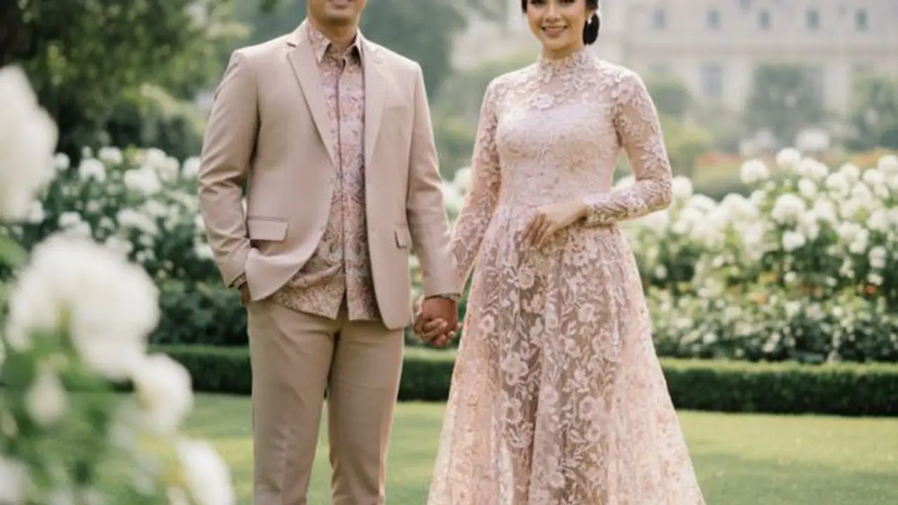 Ilustrasi Kebaya Modern untuk Lamaran/Gemini AI