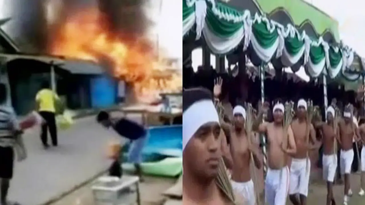 Belasan Kios Terbakar hingga Tradisi Syawalan Unik di Maluku