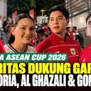 Enzy Storia, Al Ghazali dan Alyssa Daguise hingga Cristian Gonzales Dukung Langsung Timnas Indonesia di Final FIFA ASEAN Cup 2026