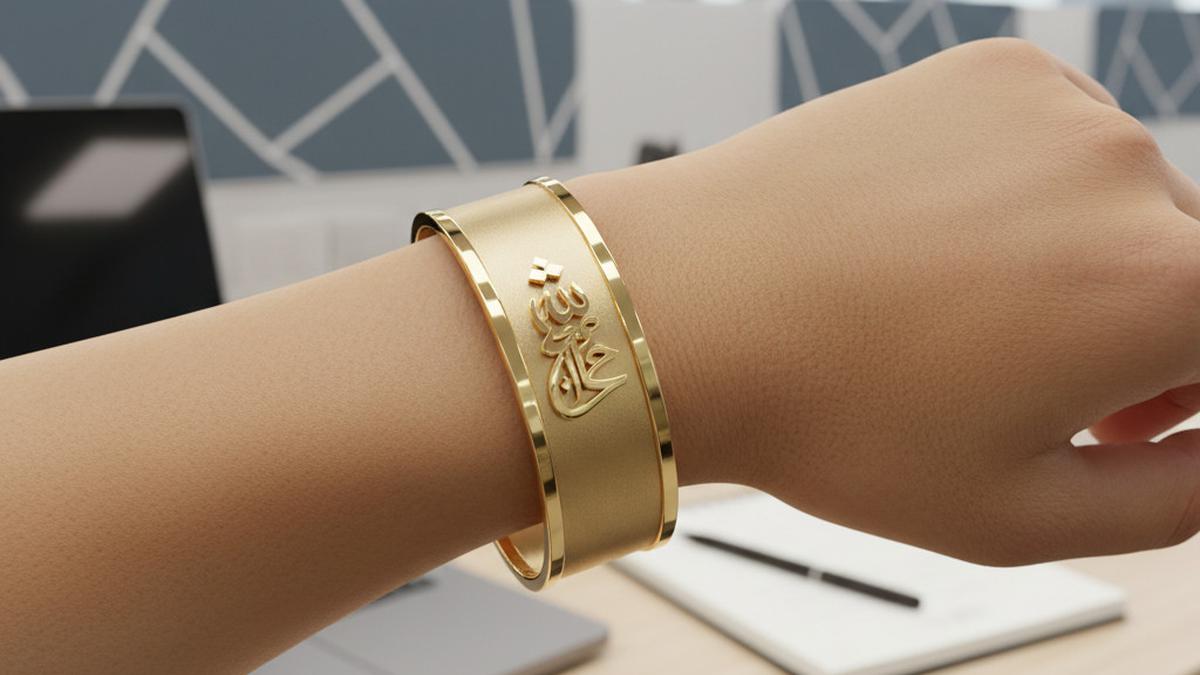 10 Model Gelang Emas Motif Arabic Hollow Ringan Tapi Tampil Glamor, Anggun dan Berkilau