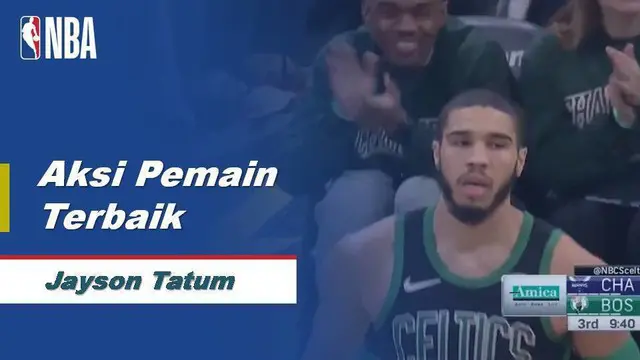 Berita Video Jayson Tatum Cetak Poin Tertinggi Dalam Kariernya Saat Celtic Kalahkan Hornets