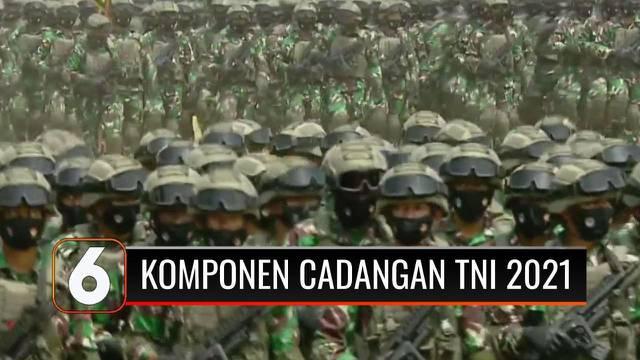 Presiden Joko Widodo telah tetapkan 3.103 orang sebagai Komponen Cadangan TNI tahun anggaran 2021 di Pusdiklatpassus Batujajar, Bandung Barat. Presiden sangat berterimakasih kepada masyarakat yang telah mengikuti program bela negara.