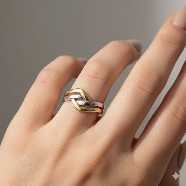 Cincin Model Zigzag yang Sedang Tren