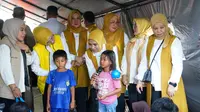 Sentuh Pengungsi Langsung, DWP ESDM Bantu Korban Bencana di Sumatra Barat