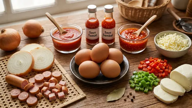 Resep telur pizza teflon (AI Generated)