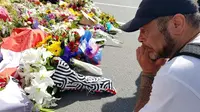 Warga Selandia Baru bersolidaritas terhadap korban penembakan (AFP Photo)