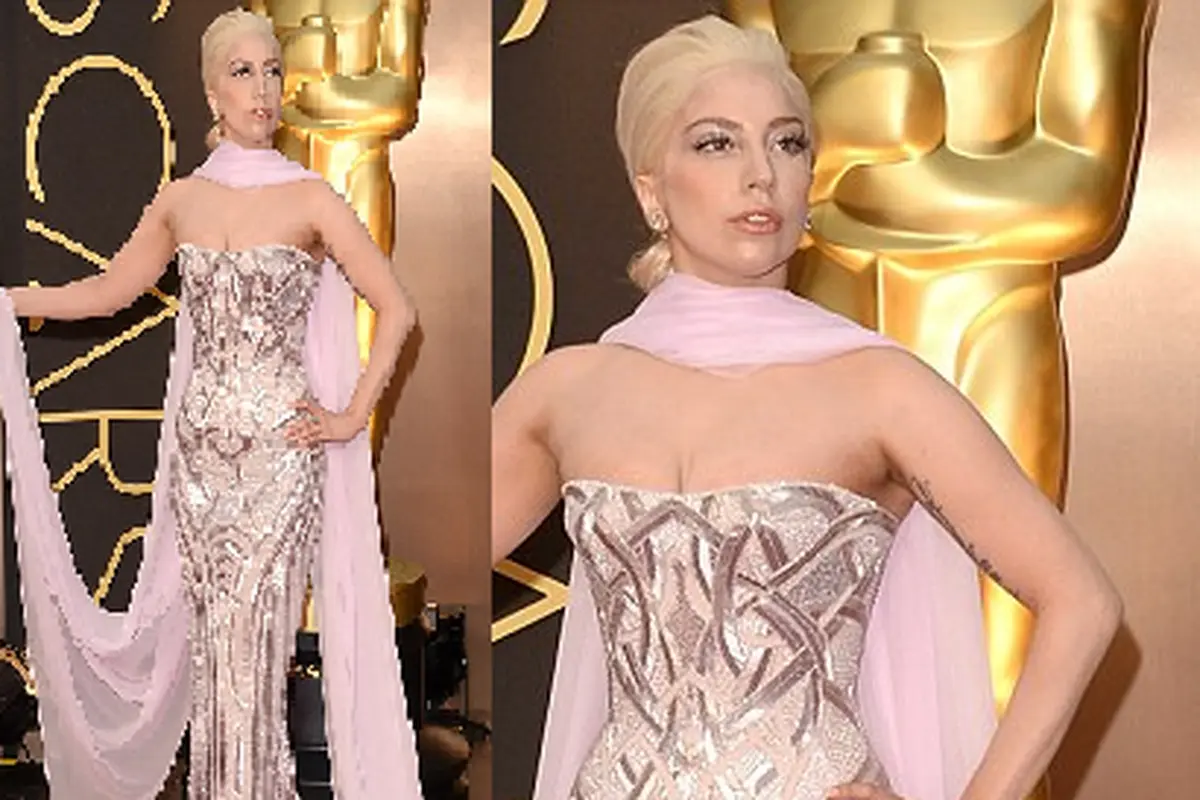 Tinggalkan Gaya Nyeleneh, Lady Gaga Berdandan Cantik untuk Oscar 2014