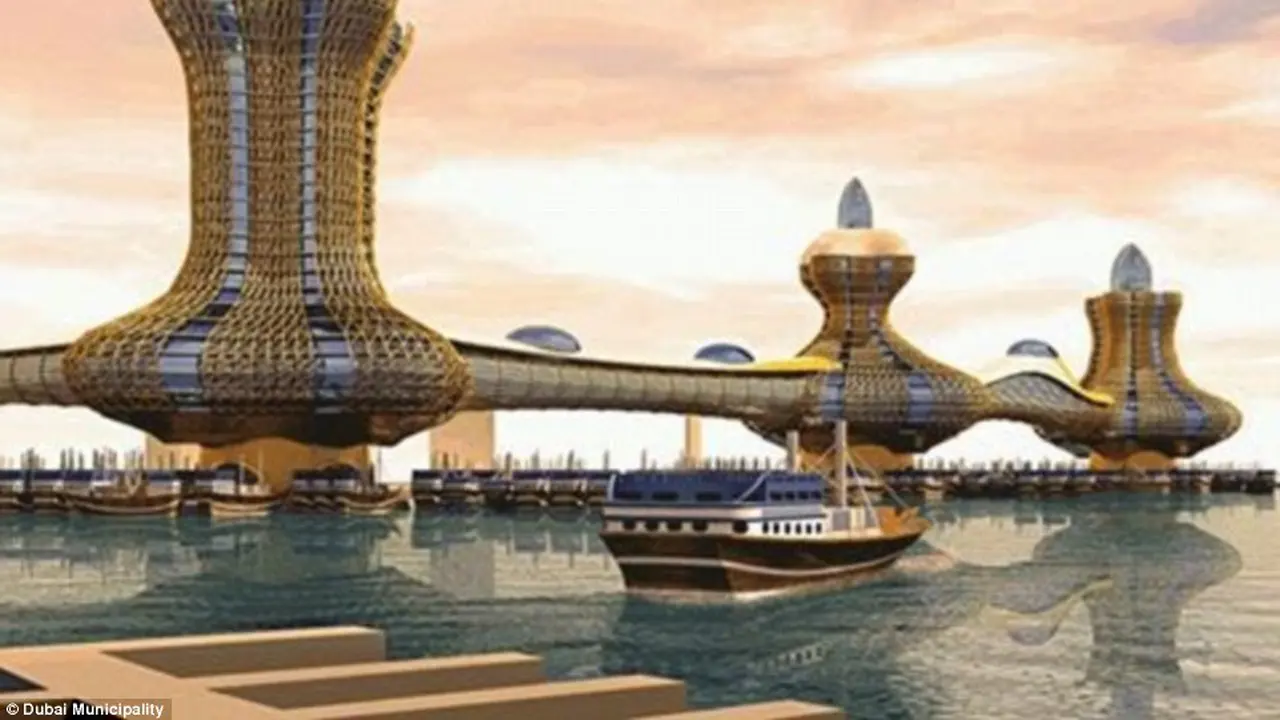 Dubai Dirikan Gedung Emas Berbentuk Seperti Lampu Aladdin