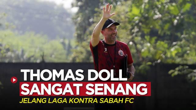 Berita video Pelatih Persija Jakarta, Thomas Doll, mengaku sangat senang jelang laga persahabatan kontra Sabah FC. Ada apa?