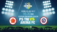 PS TNI VS Arema FC (Liputan6.com/Abdillah)