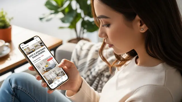 Iklan kos dan kontrakan di online