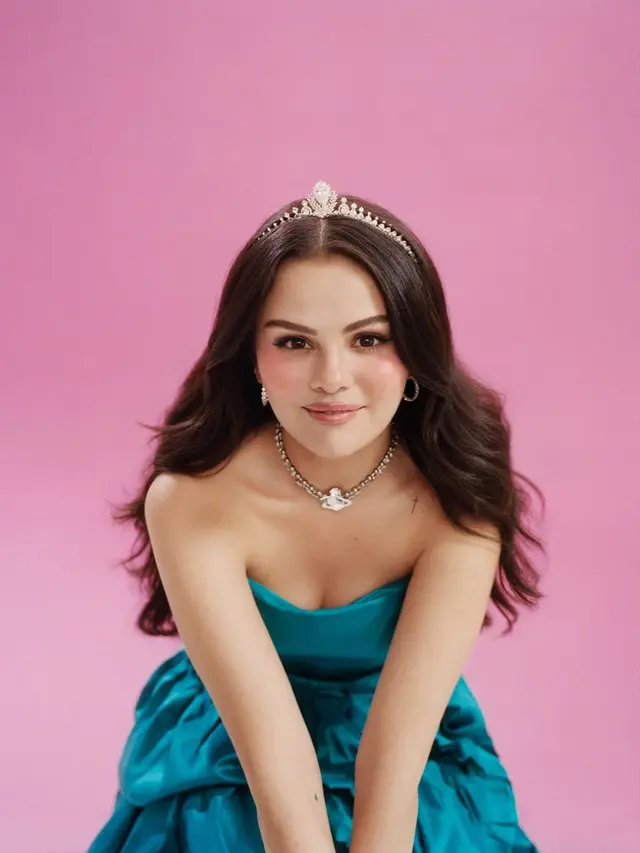 Delena Comeback, Selena Gomez Tampil Bak Little Princess dengan Tiara Rancangan Rinaldy A. Yunardi