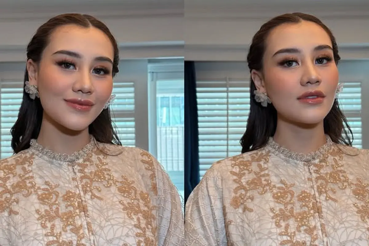 Pesona Aaliyah Massaid saat runway saat sedang hamil