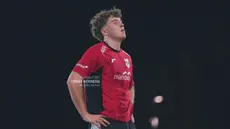 Pemain Timnas Indonesia, Ole Romeny, mengikuti sesi latihan pertama di lapangan latihan King Abdullah Sports City, Jeddah, pada Jumat (4/10/2025) malam waktu setempat. (Dok. Timnas Indonesia)