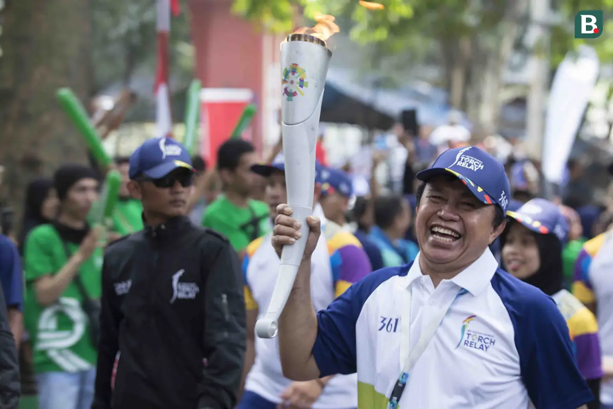 Ellyas Pical Torch Relay Bogor