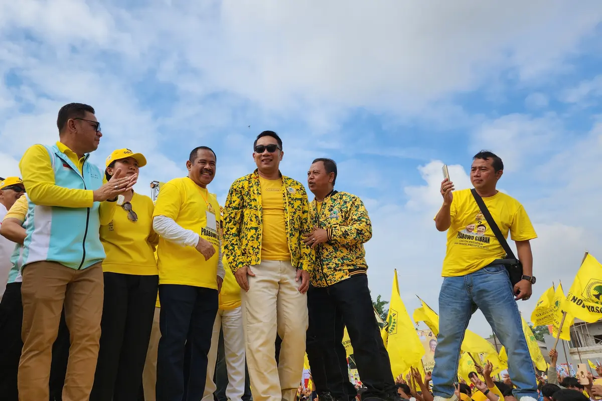 Ridwan Kamil di Kampanye Akbar Golkar