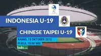 AFC U-19 Indonesia U-19 Vs Chinese Taipei U-19_2 (Bola.com/Adreanus Titus)