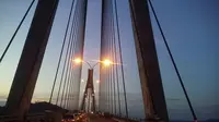 Senja di jembatan Barelang (Ajang Nurdin / Liputan6.com)