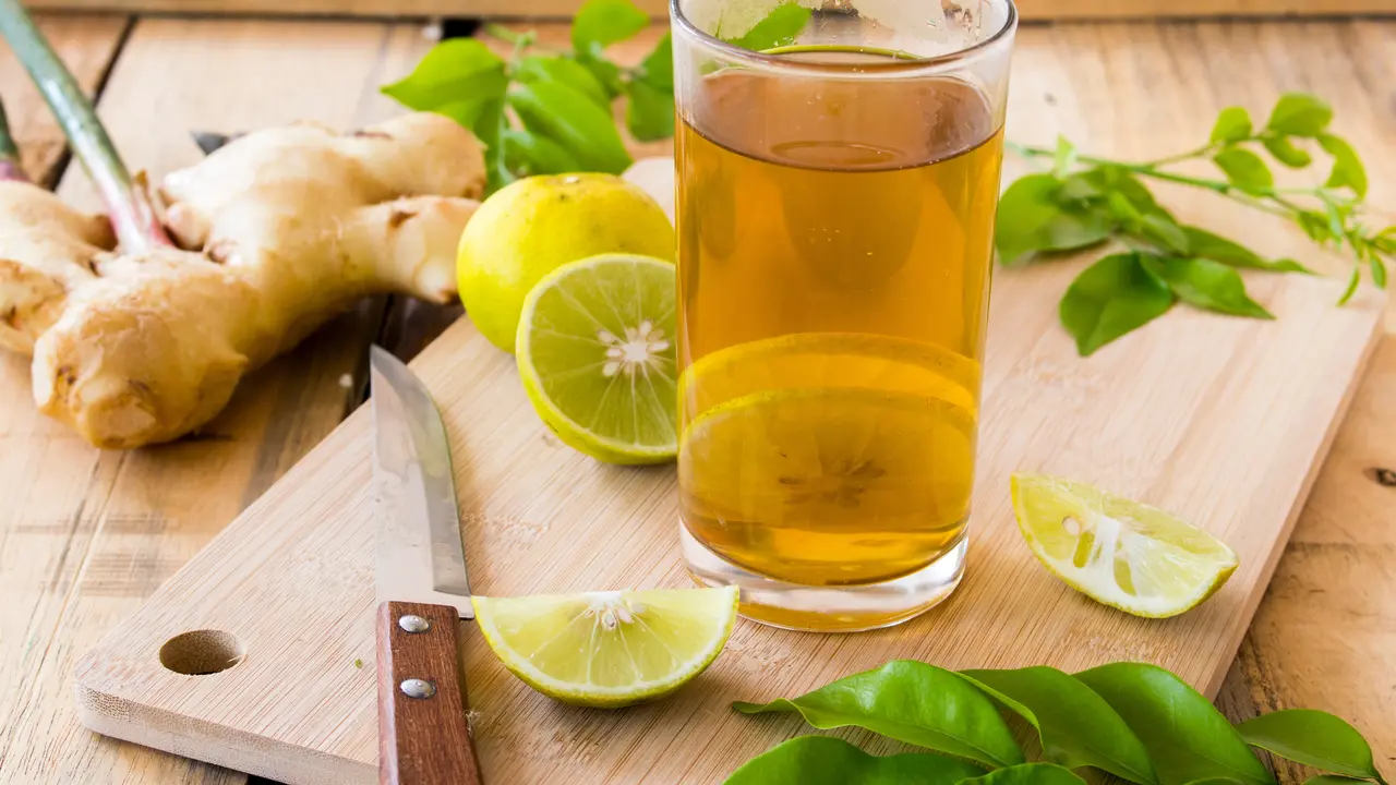 Lemon ginger tea